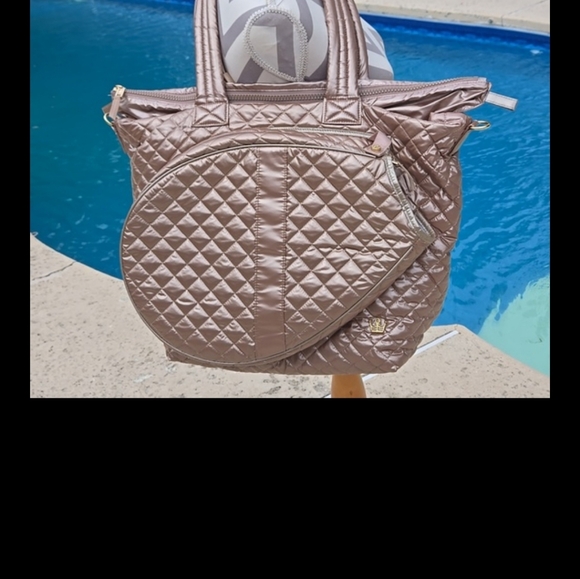 Oliver Thomas Rose Gold Kitchen Sink Tennis Tote - Picture 3 of 13